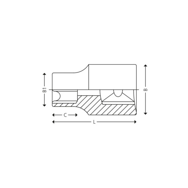 1/4” 12-point metric sockets - Image 2
