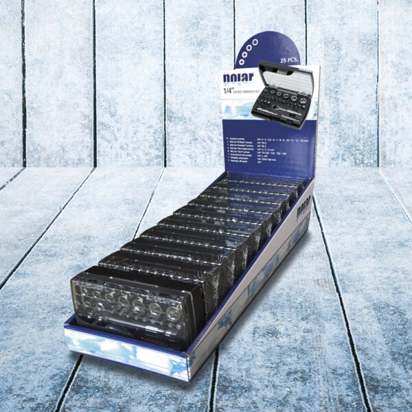 1/4” metric socket wrench set - Image 5