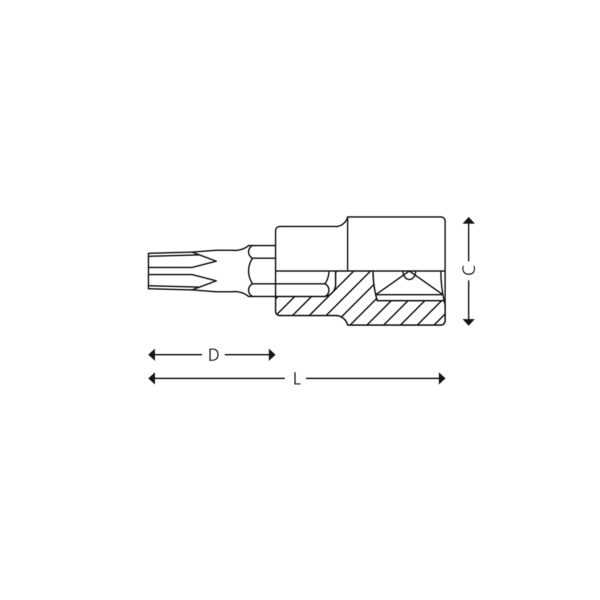 1/2” Socket drivers for Torx® screws - Image 2