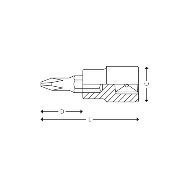 1/2” Socket drivers for Phillips® head screws - Image 2