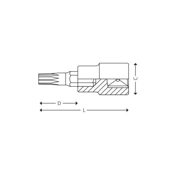 1/2” Socket drivers for XZN® screws - Image 2