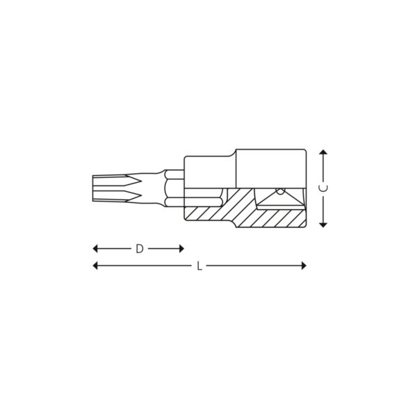 3/8” Socket drivers for Tamper Resist® Torx® screws - Image 2