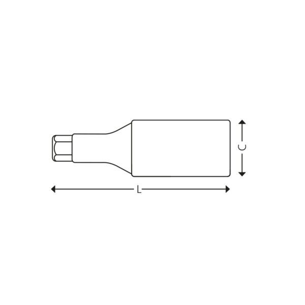 3/8” Insulated socket drivers for hex head screws - Image 2