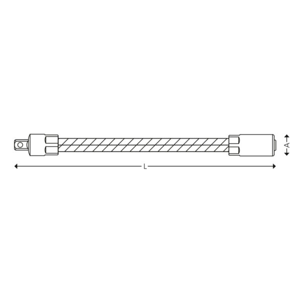 1/4” Flexible extension - Image 2