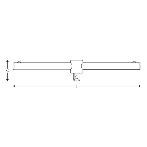 1/2” Sliding t-handle - Image 2