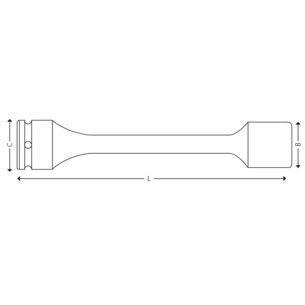 1/2” Torsion bars with hex socket - Image 2
