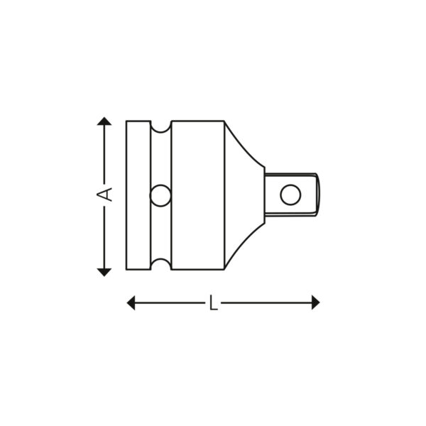 1½” Adaptor from 1½” to 2½” - Image 2