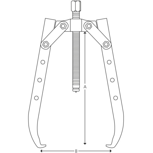 2- & 3-arm combi pullers - long - Image 2