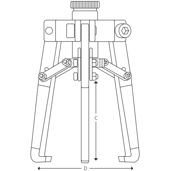 2- & 3-arm combi puller - Image 4