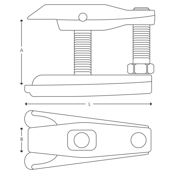 Adjustable ball joint extractor - Image 2