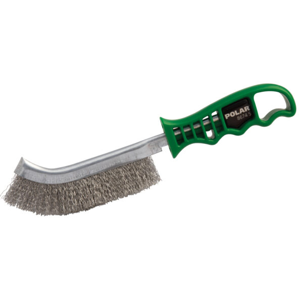 Universal wire brush, stainless steel