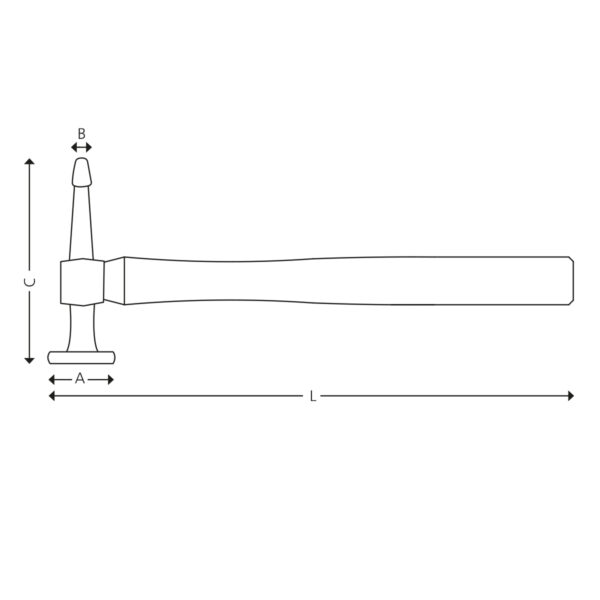 Pick and finishing hammer - Image 2