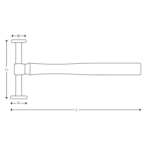 Fender and panel dinging hammer - Image 2