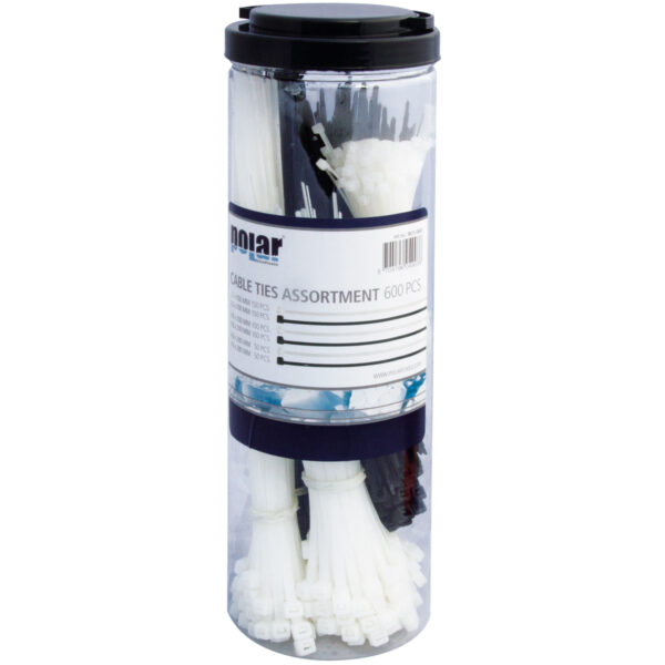 Cable ties assortment - 600 pcs.