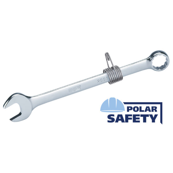 Tethered combination wrenches