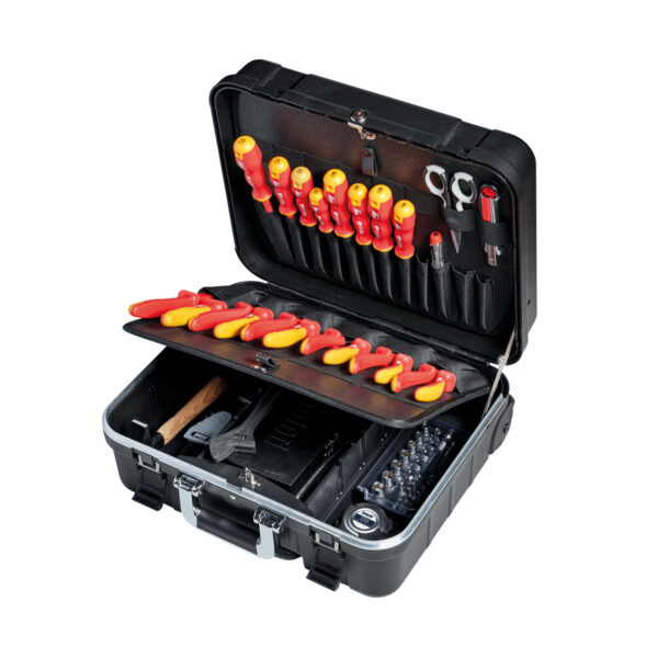 LIGHT Tool trolley with tool assortment - 83 tools