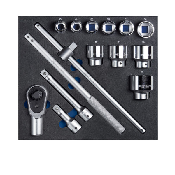 3/4” Metric socket wrench set