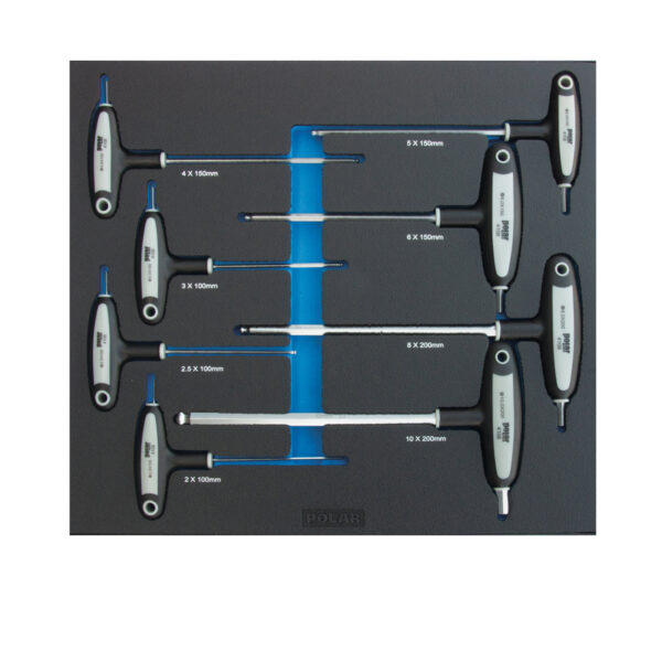 T-handle hex screwdriver set - with ball point