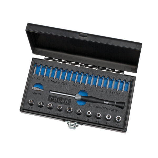 Precision bits and socket wrench set