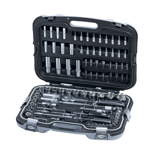 1/4” and 1/2” metric socket set