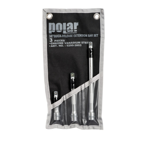 3/8” Quick-release extension bar set