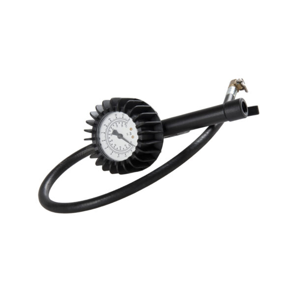 Tire inflating gun with clamping nipple