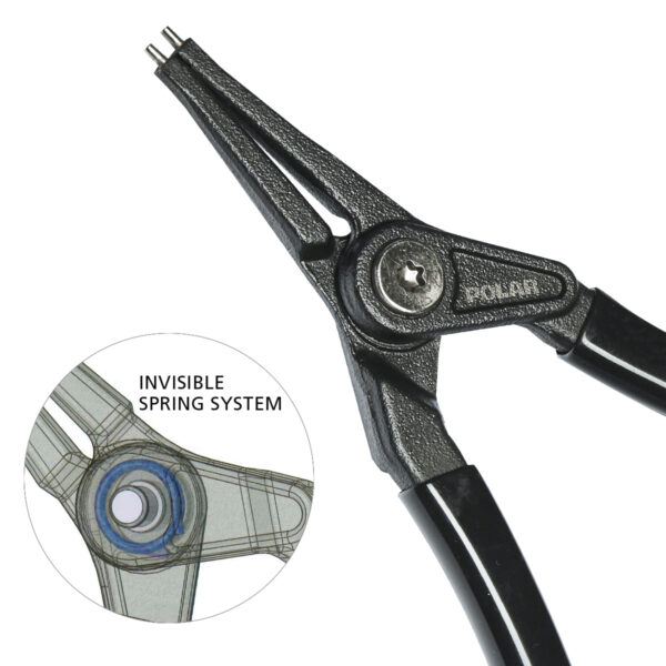 Pliers with straight jaws - external circlips - Image 2