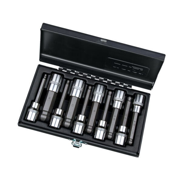 1/2” Socket driver set for hex head screws - with ballpoint