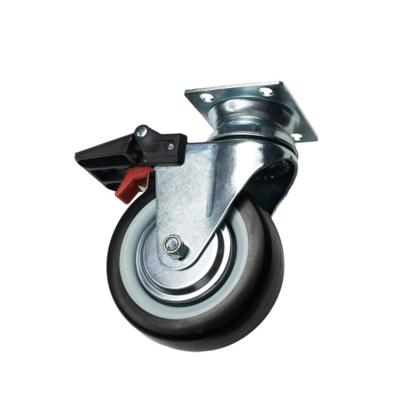 Wheel with brake