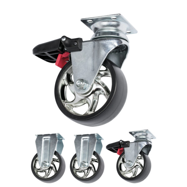 Set with 4 wheels