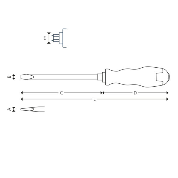 Screwdrivers for slotted head screws - Image 3