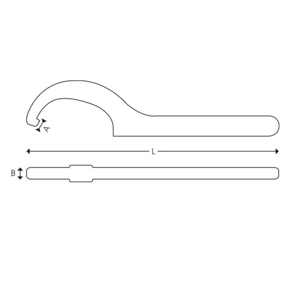 Adjustable hook wrenches - Image 2