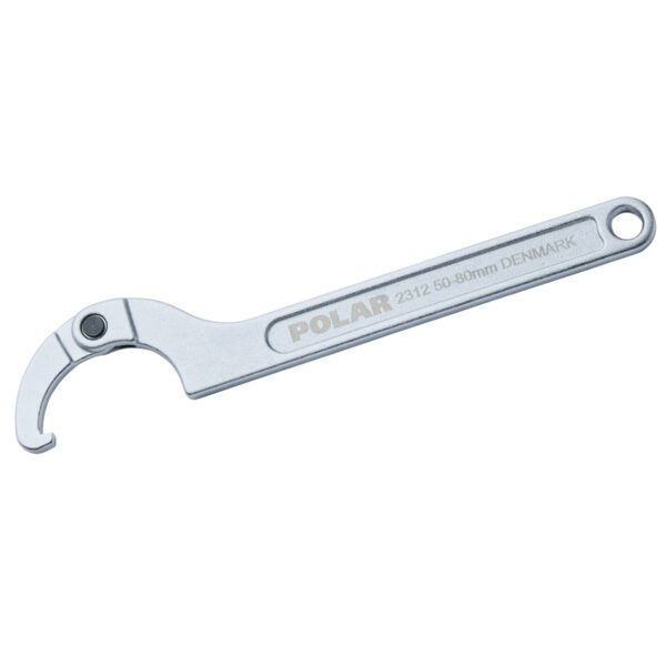 Adjustable hook wrenches