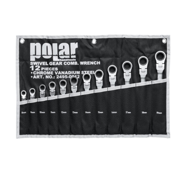 Swivel gear combination wrench set - Image 4
