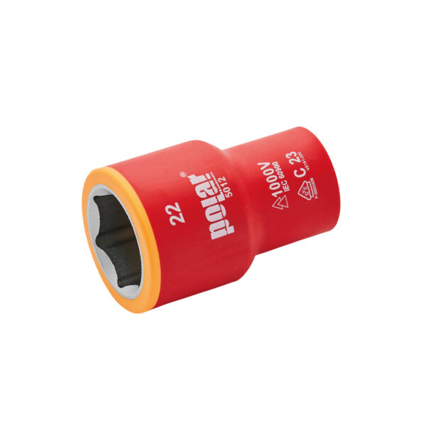 1/2” Insulated 6-Point metric sockets