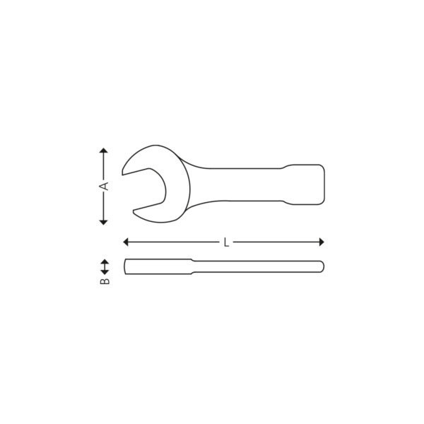 Open ended slogging wrenches - metric - Image 2