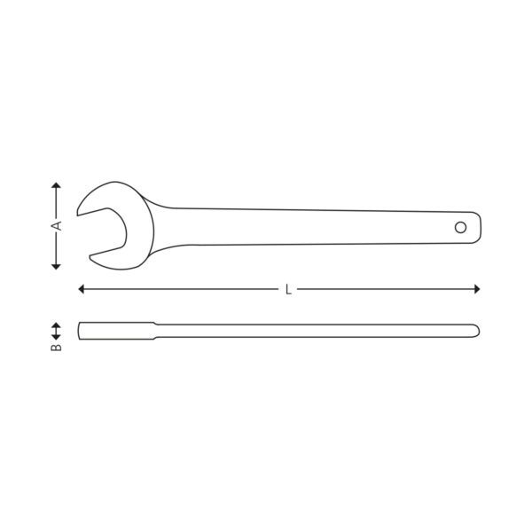 Single open end wrenches - Image 2