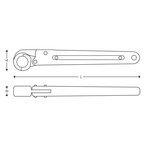 Open end ratchet wrenches - Image 3